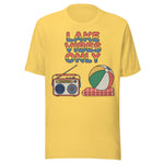 Lake Vibes Only Retro - Unisex T-Shirt - Yellow