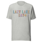 Lazy Lake Day - Unisex T-Shirt - Athletic Gray