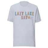 Lazy Lake Day - Unisex T-Shirt - Light Blue