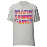 Lazy Summer Days - Unisex T-Shirt - Athletic Gray