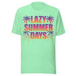 Lazy Summer Days - Unisex T-Shirt - Mint Green