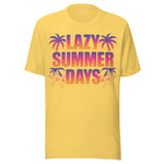 Lazy Summer Days - Unisex T-Shirt - Yellow