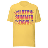 Lazy Summer Days - Unisex T-Shirt - Yellow