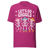 Let's Go Ghouls - Unisex Halloween T-Shirt - Berry Pink