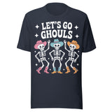 Let's Go Ghouls - Unisex Halloween T-Shirt - Navy Blue