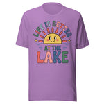 Life Is Better At The Lake Colorful - Unisex T-Shirt - Heather Team Purple