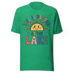 Life Is Better At The Lake Colorful - Unisex T-Shirt - Kelly Green