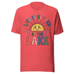 Life Is Better At The Lake Colorful - Unisex T-Shirt - Red