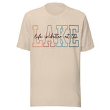 Life Is Better At The Lake Girly - Unisex T-Shirt - Soft Cream