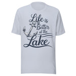 Life Is Better At The Lake Nautical - Unisex T-Shirt - Light Blue