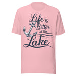 Life Is Better At The Lake Nautical - Unisex T-Shirt - Pink
