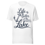 Life Is Better At The Lake Nautical - Unisex T-Shirt - White