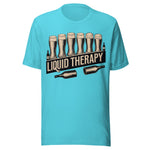 Liquid Therapy - Unisex T-Shirt - Turquoise Blue