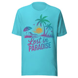 Lost In Paradise - Unisex T-Shirt - Turquoise Blue