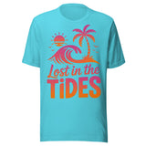 Lost In The Tides - Unisex T-Shirt - Turquoise Blue