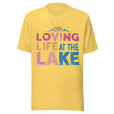 Loving Life At The Lake Colorful - Unisex T-Shirt - Yellow