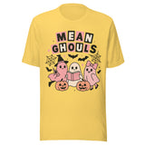Mean Ghouls - Unisex Halloween T-Shirt - Yellow