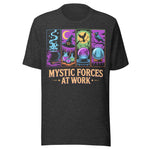 Mystic Forces At Work - Unisex Halloween T-Shirt - Dark Gray