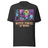 Mystic Forces At Work - Unisex Halloween T-Shirt - Dark Gray