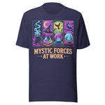 Mystic Forces At Work - Unisex Halloween T-Shirt - Navy Blue