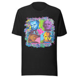 Neon Horror Movie Villains - Unisex Halloween T-Shirt - Black