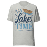 On Lake Time - Unisex T-Shirt - Athletic Gray