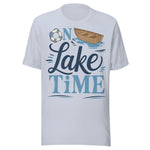 On Lake Time - Unisex T-Shirt - Light Blue