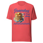 Pancakes And Panic Attacks - Unisex T-Shirt - Heather Red