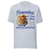 Pancakes And Panic Attacks - Unisex T-Shirt - Light Blue