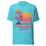 Paradise Found - Unisex T-Shirt - Turquoise Blue