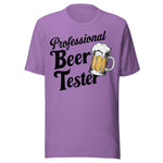 Professional Beer Tester - Unisex T-Shirt - Purple