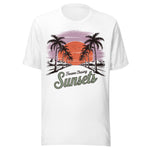 Retro Forever Chasing Sunsets - Unisex T-Shirt - White