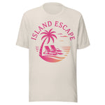 Retro Island Escape - Unisex T-Shirt - Dust White
