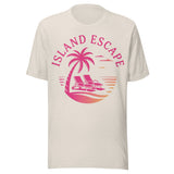 Retro Island Escape - Unisex T-Shirt - Dust White