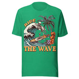 Ride The Wave - Unisex T-Shirt - Kelly Green