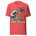 Ride The Wave - Unisex T-Shirt - Red