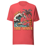 Ride The Wave - Unisex T-Shirt - Red