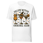 Salem Witch Cocktail Club - Unisex Halloween T-Shirt - White