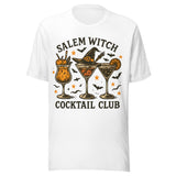 Salem Witch Cocktail Club - Unisex Halloween T-Shirt - White