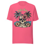 Salty Babe Beach Skeleton - Unisex T-Shirt - Charity Pink