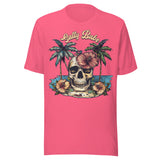 Salty Babe Beach Skeleton - Unisex T-Shirt - Charity Pink