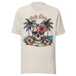 Salty Babe Beach Skeleton - Unisex T-Shirt - Dust White