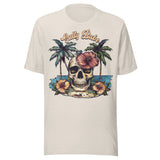 Salty Babe Beach Skeleton - Unisex T-Shirt - Dust White