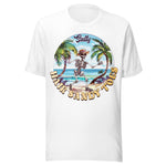 Salty Hair Sandy Toes Beach Skeleton - Unisex T-Shirt - White
