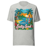 Salty Soul - Unisex T-Shirt - Athletic Gray