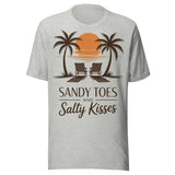 Sandy Toes and Salty Kisses - Unisex T-Shirt - Athletic Heather