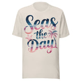 Seas The Day - Unisex T-Shirt - Dust White