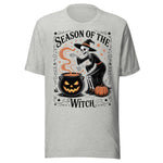 Season Of The Witch - Unisex Halloween T-Shirt - Athletic Gray