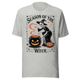 Season Of The Witch - Unisex Halloween T-Shirt - Athletic Gray