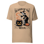 Season Of The Witch - Unisex Halloween T-Shirt - Tan